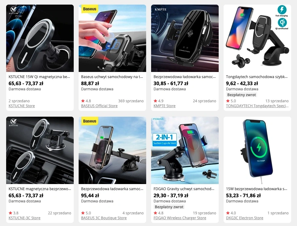 uchwyt do telefonu z aliexpress 