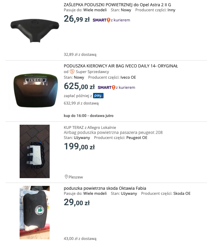 używane części samochodowe