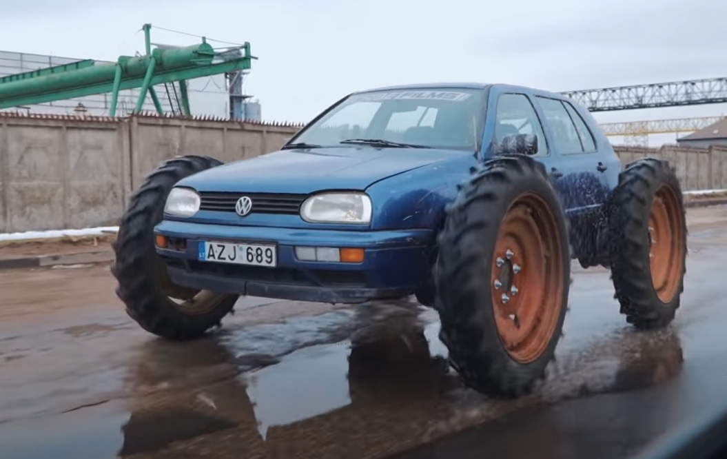 volkswagen golf opony od traktora 