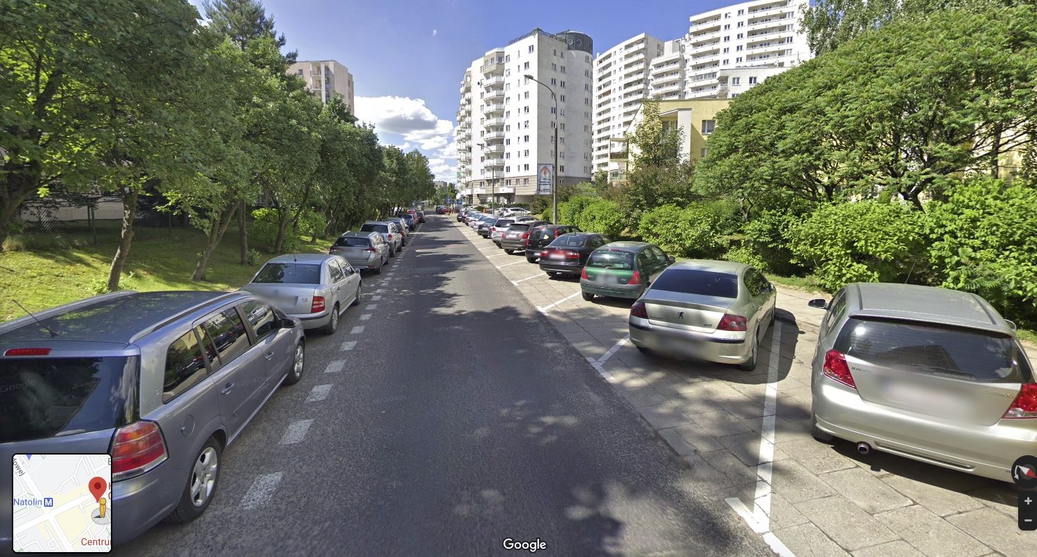 blok bez parkingu 