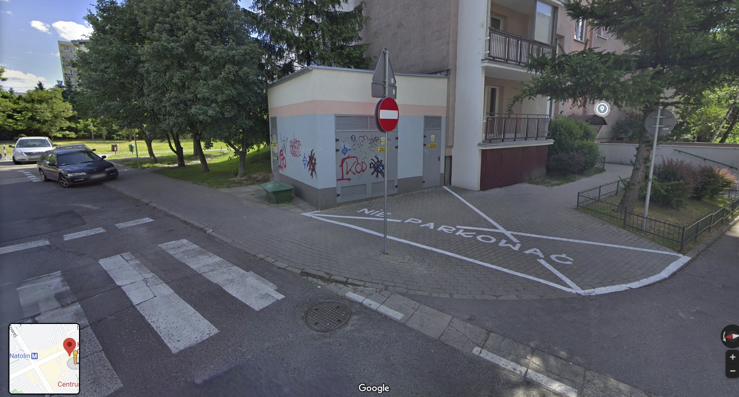 blok bez parkingu 