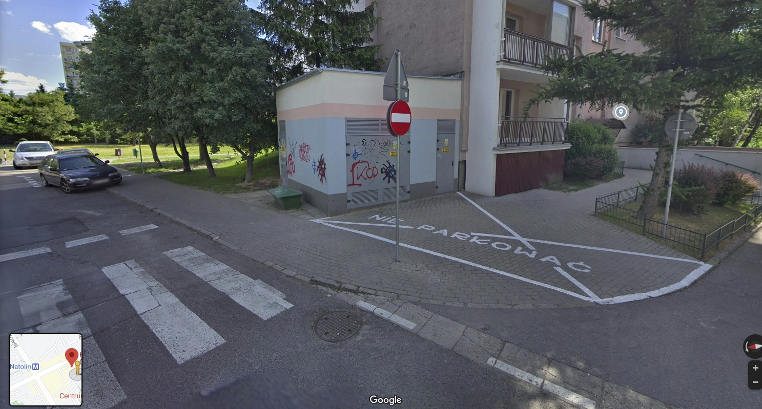 blok bez parkingu 