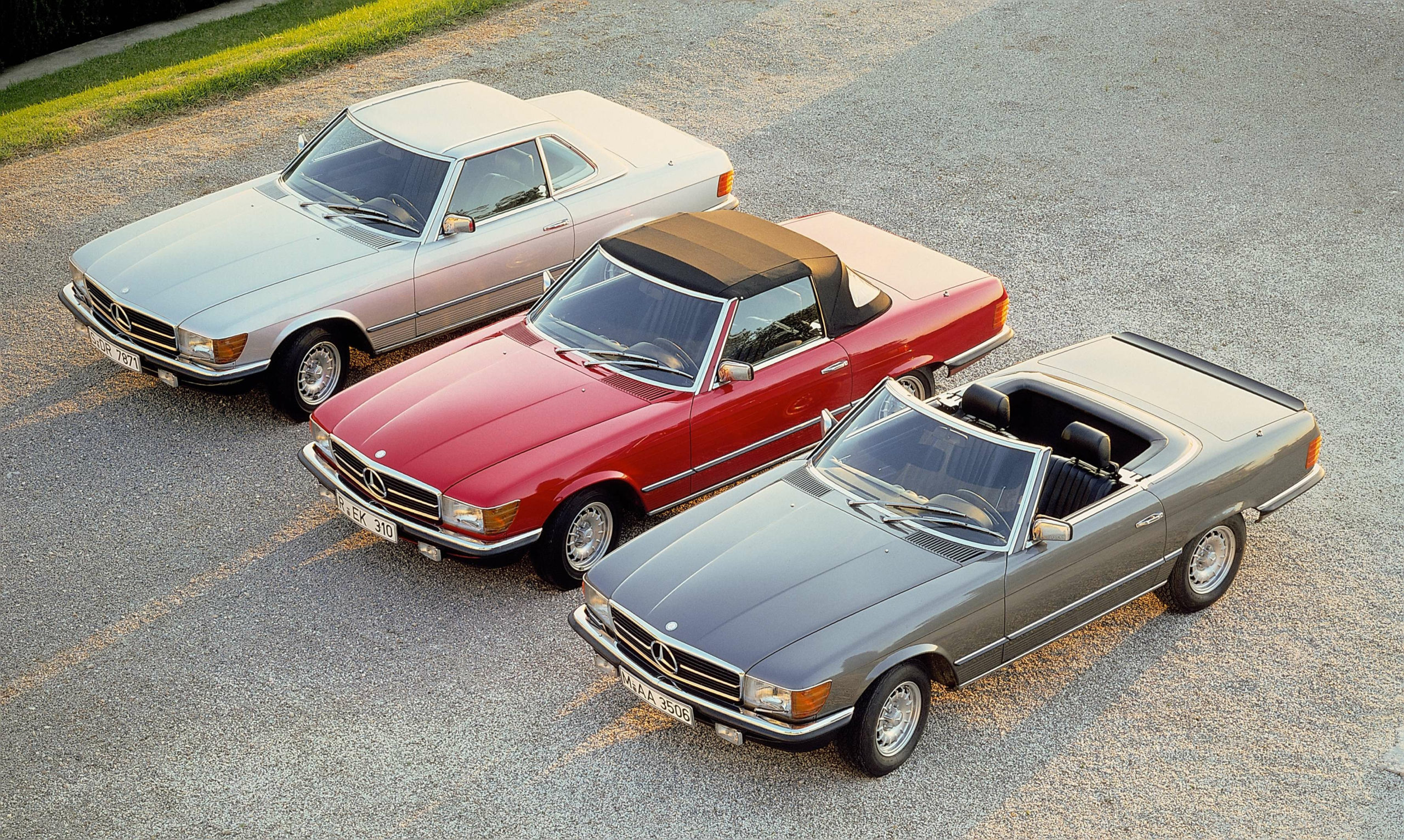 mercedes r107 historia 50 lat 