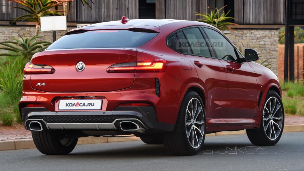 BMW x4 lifting wizualizacja