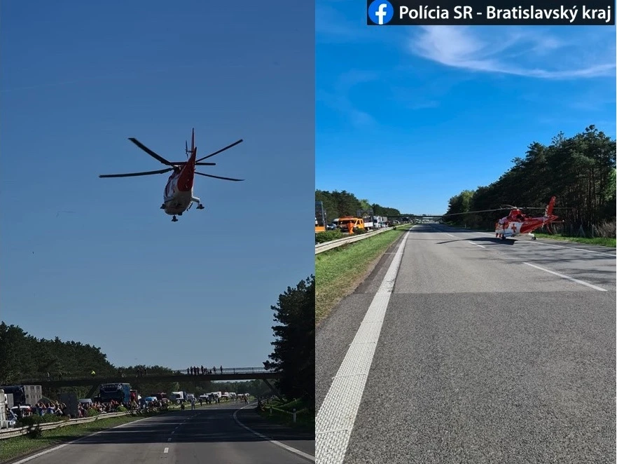 tesla autopilot wypadek słowacja 