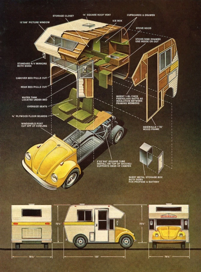 volkswagen garbus kamper super bugger 