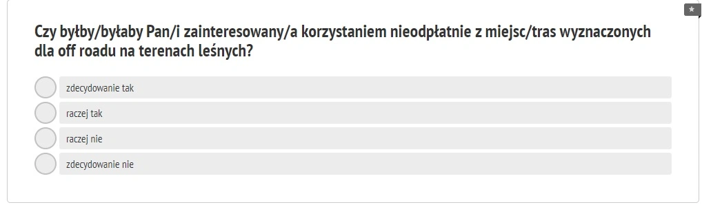 wjazd motocyklem do lasu 2 