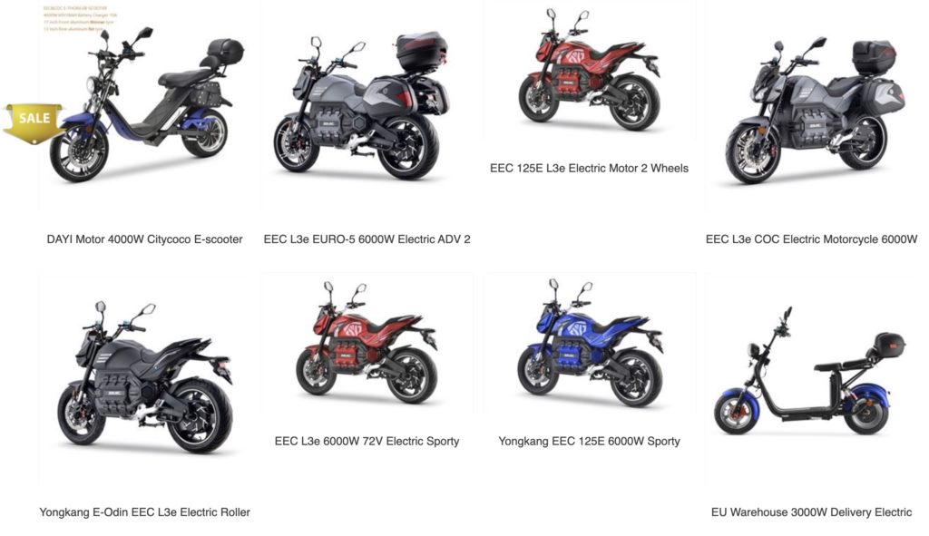 elektryczne motocykle