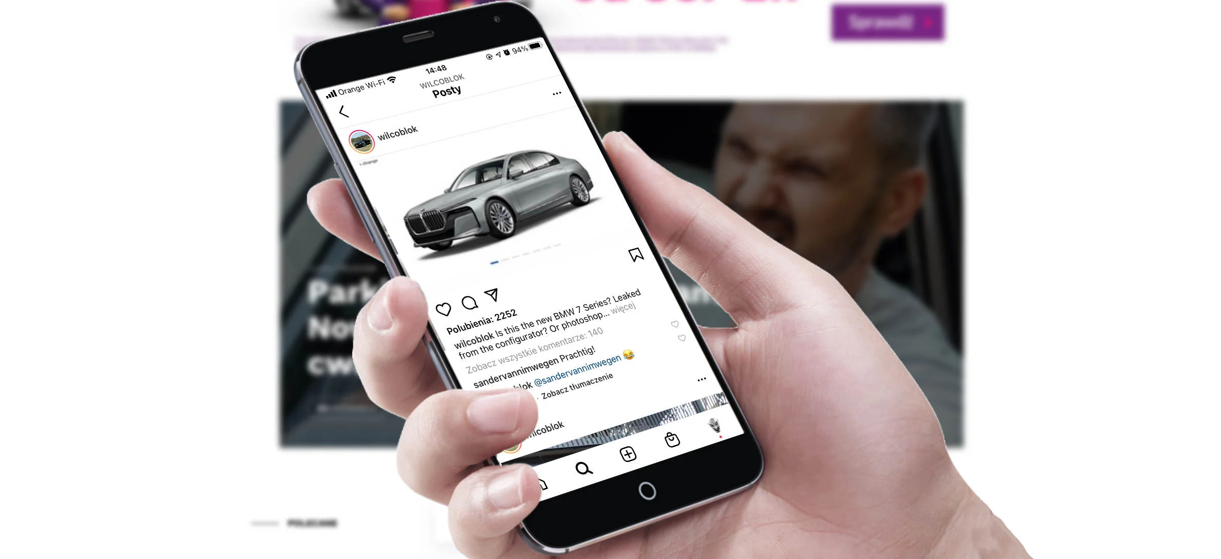 Czy taki wygląd będzie mieć nowe BMW serii 7? Tajemnicze zdjęcie w sieci