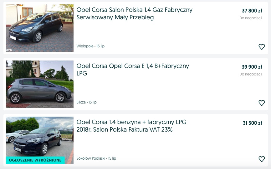 nowe auta z lpg 