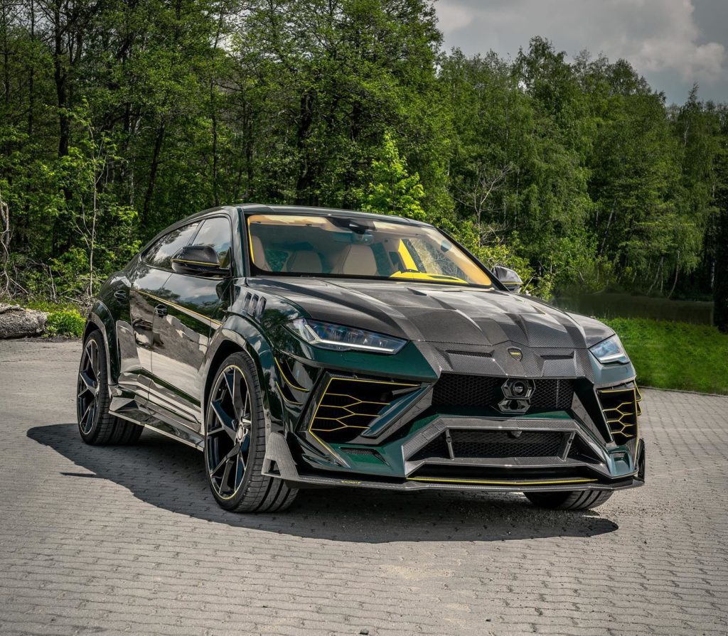 Lamborghini Urus mansory żółte 