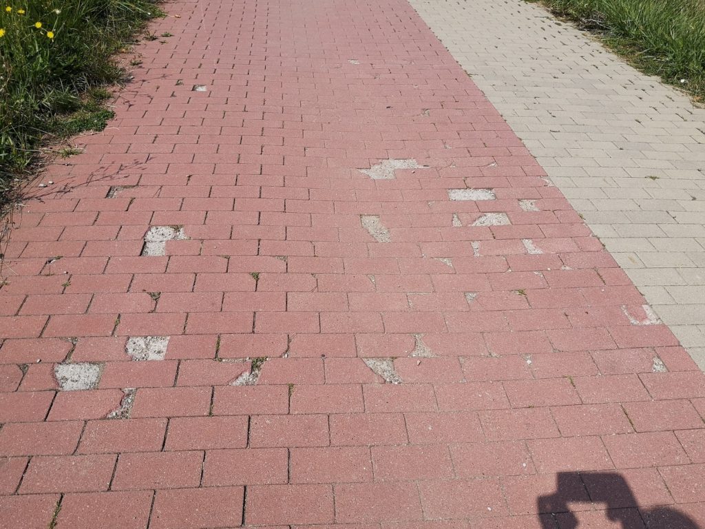 jazda po ścieżce rowerowej