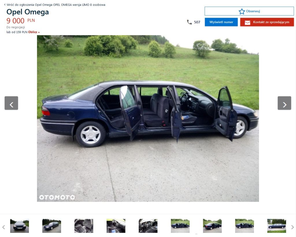 tanie auto do ślubu 
