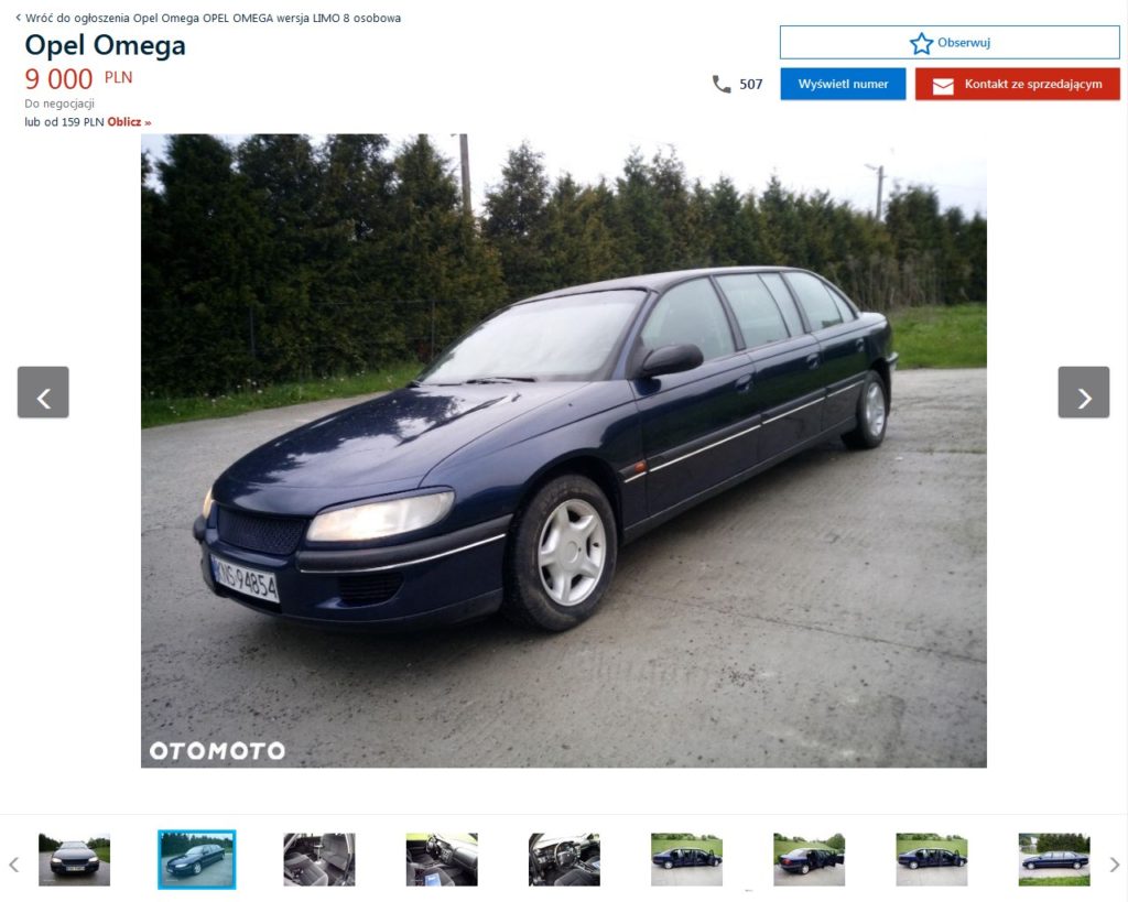 Opel Omega B limuzyna 