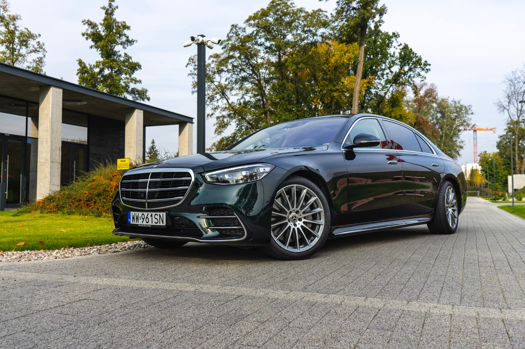 tylna oś skrętna Mercedes S