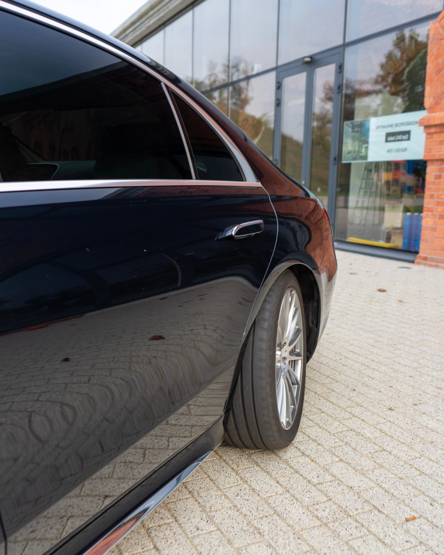 tylna oś skrętna Mercedes S 