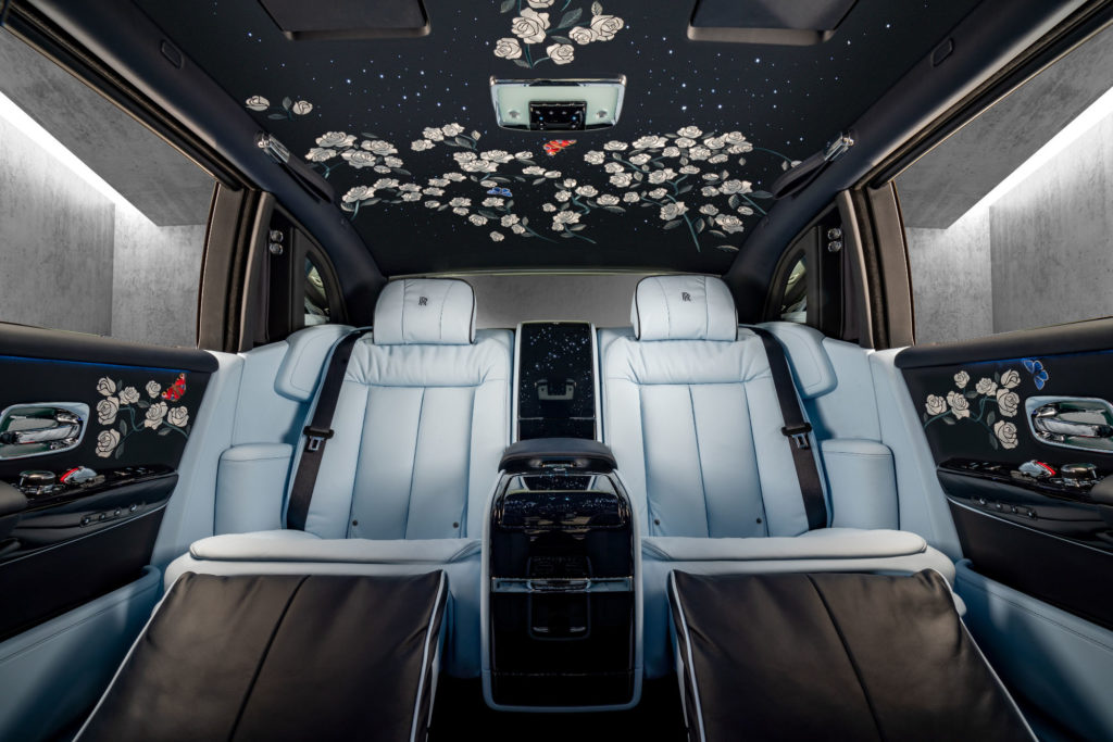 Rolls-Royce tapicerka 