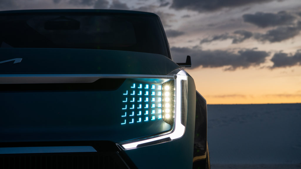 Kia EV9 światła 