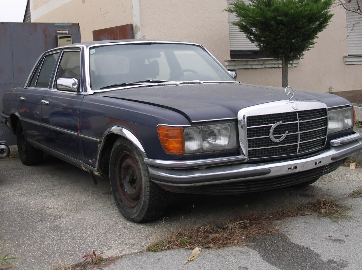 Kącik graciarski poleca: Mercedes W116 450 SED. Tak, D