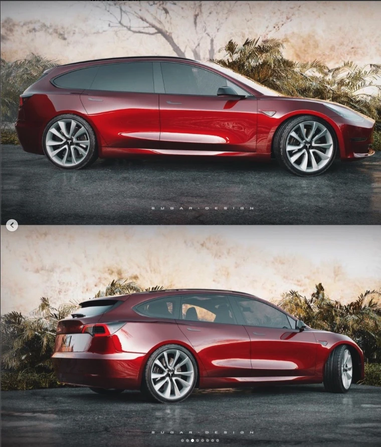 tesla model 3.5 kombi