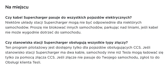 tesla ładowanie ccs
