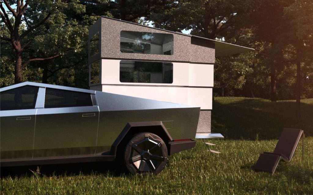 tesla cybertruck kamper 