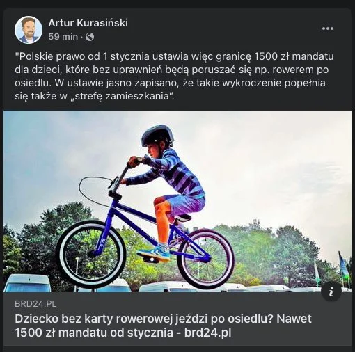 mandat dla dzieci