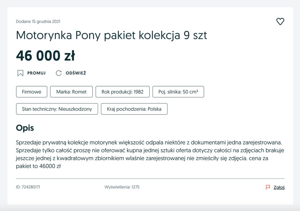 motorynki tarnobrzeg 