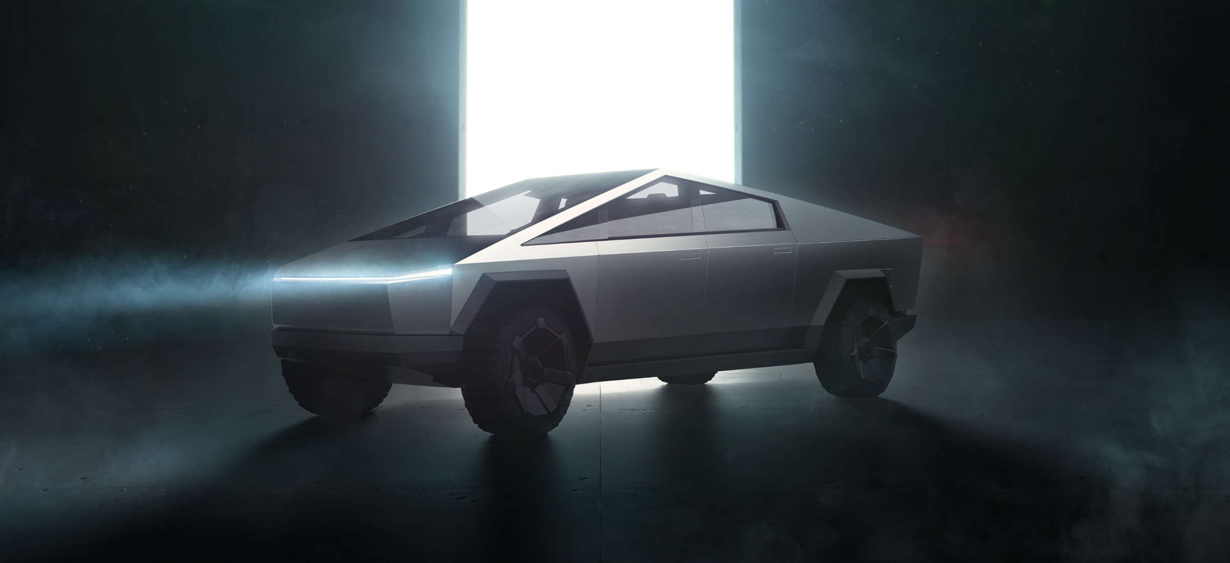 tesla cybertruck na ulicy