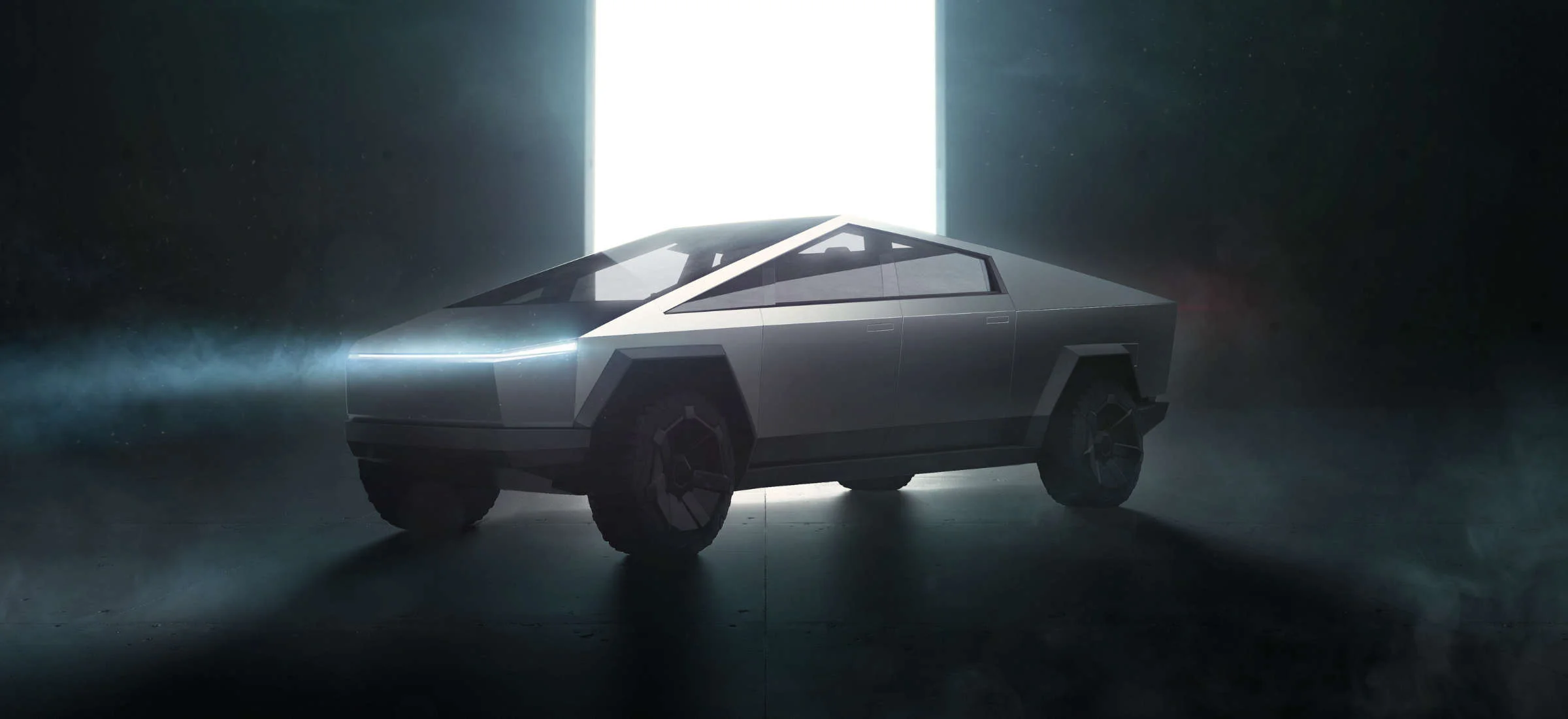 tesla cybertruck na ulicy