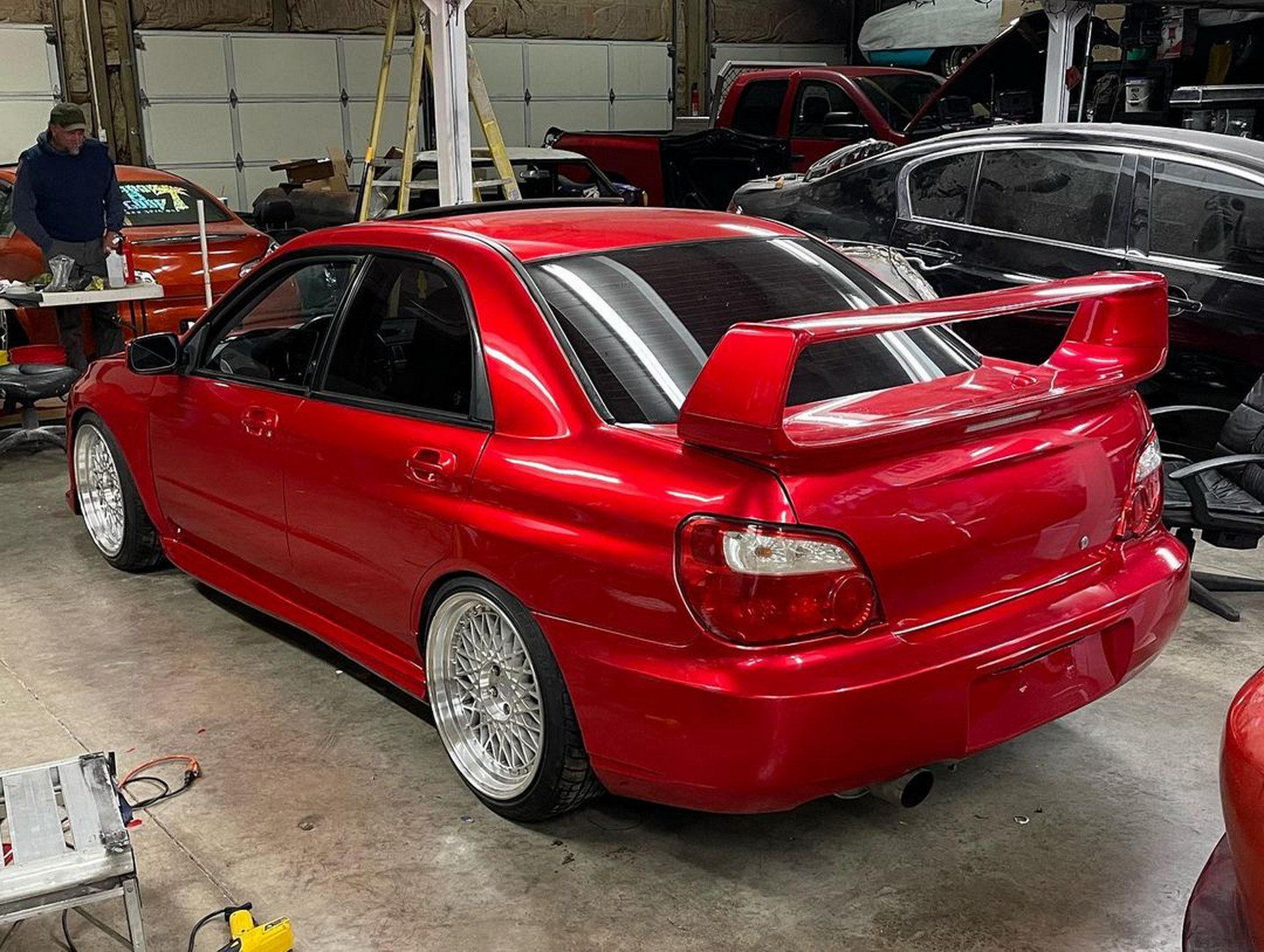 mitsubishi impreza subaru lancer 