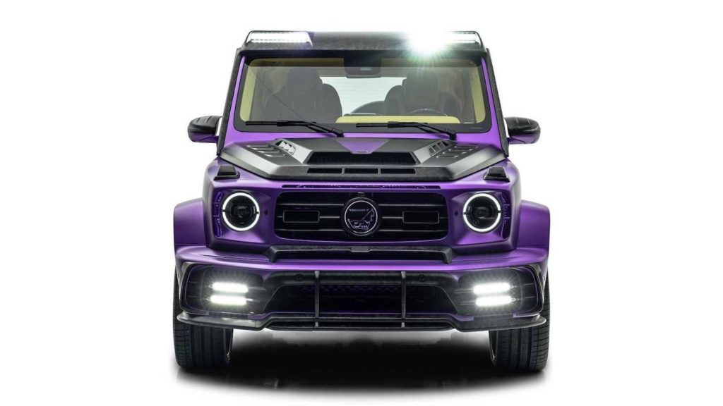 dwukolorowy mercedes g 63 mansory