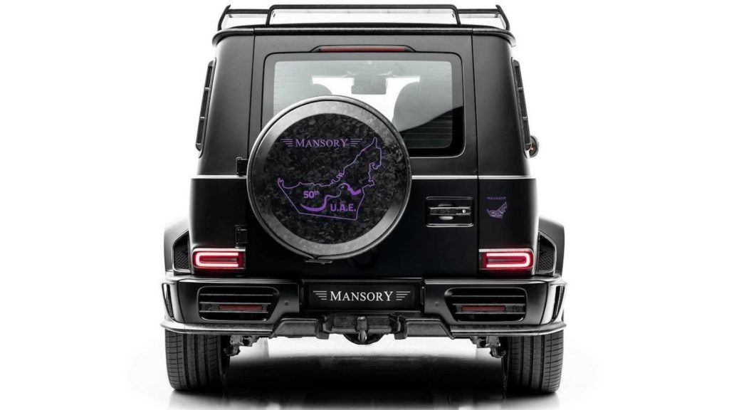 dwukolorowy mercedes g 63 mansory