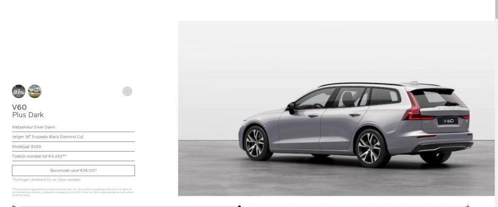 aplikacja volvo street configurator