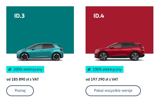 cena volkswagen id.3 2022