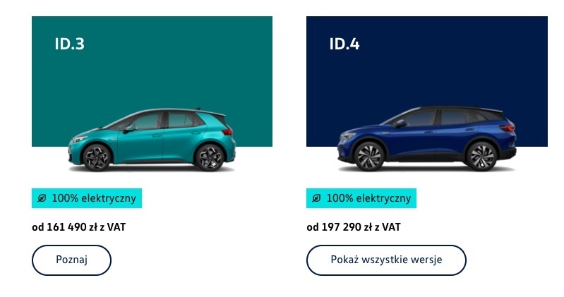cena volkswagen id.3 2022