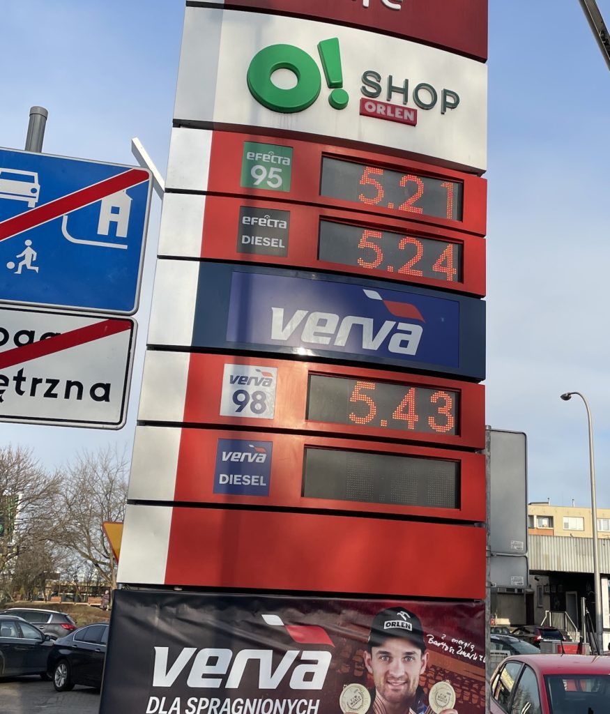 aktualne ceny paliw