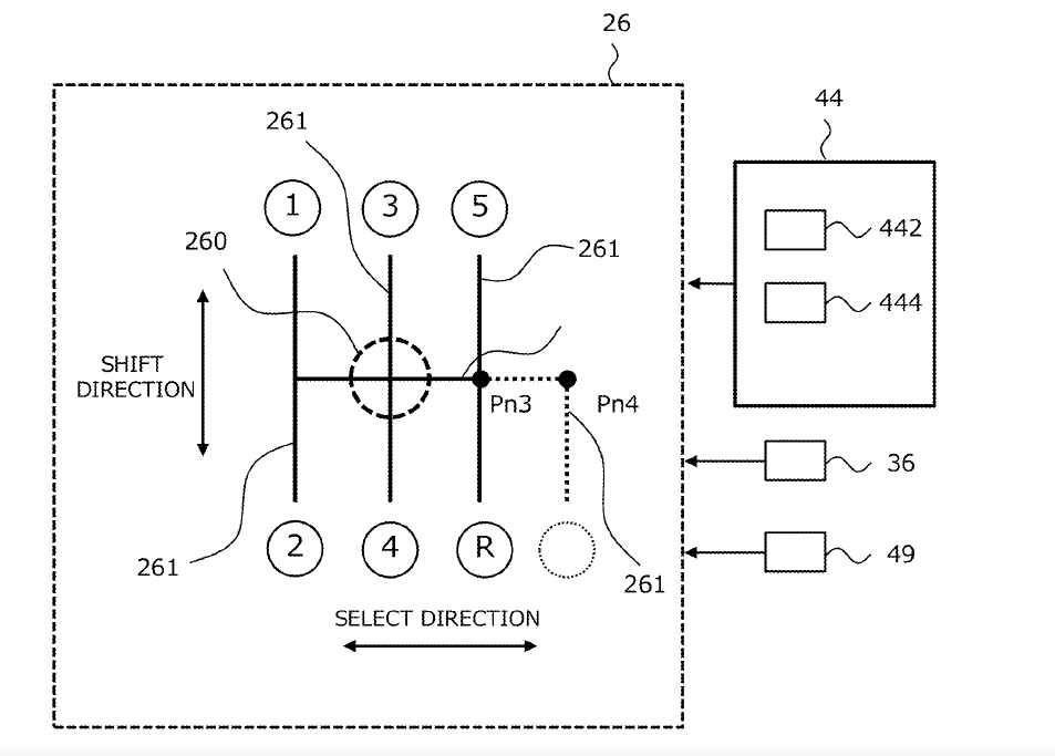 toyota patent ręczna skrzynia biegów 