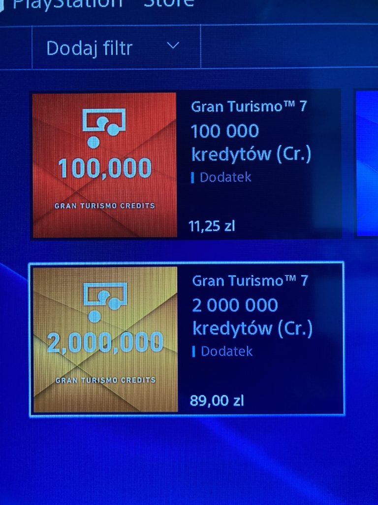 Gran Turismo 7 cena