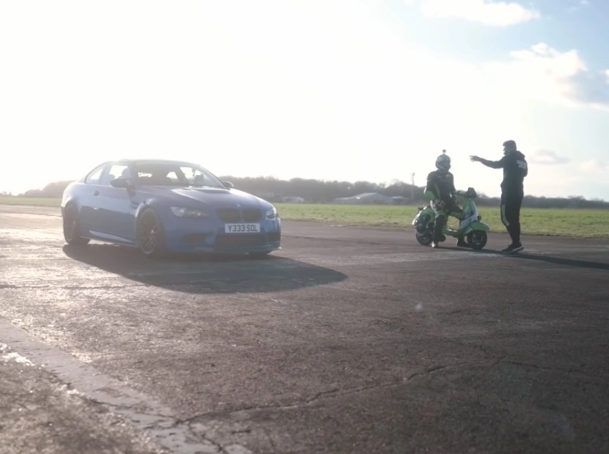 bmw m3 vs vespa 
