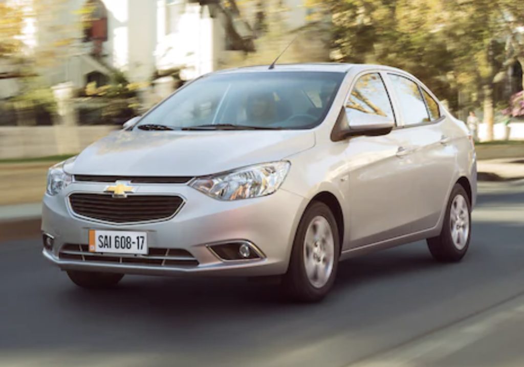 chevrolet sail chile 