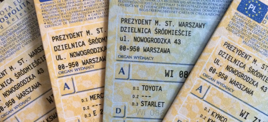 nowy dowód rejestracyjny 