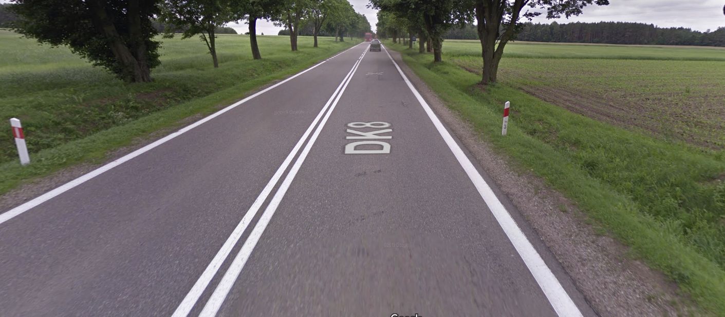 wyprzedzanie na linii ciągłej