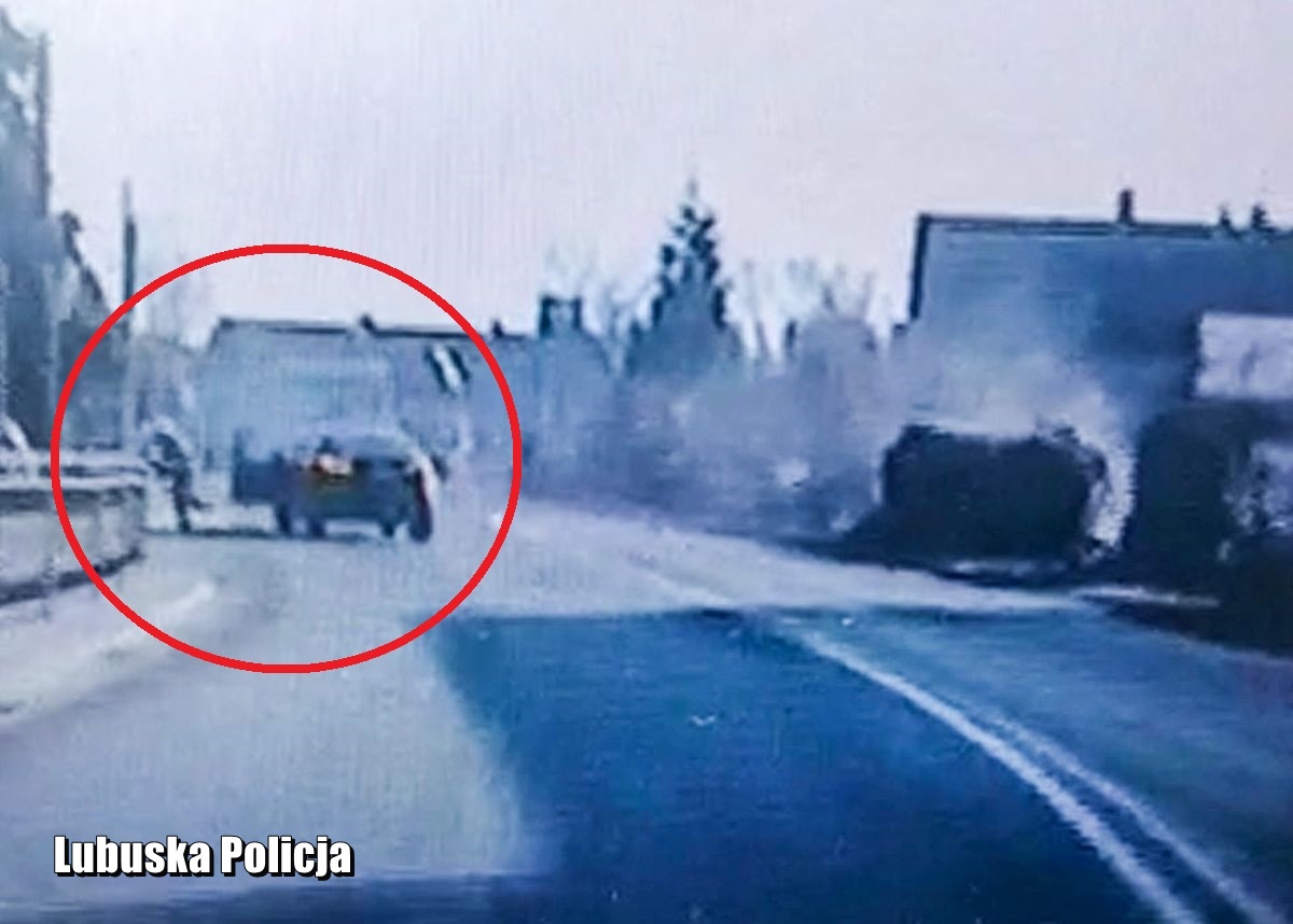 Odurzony złodziej w BMW X6 uderzył w Nissana. Próbował uciec pieszo