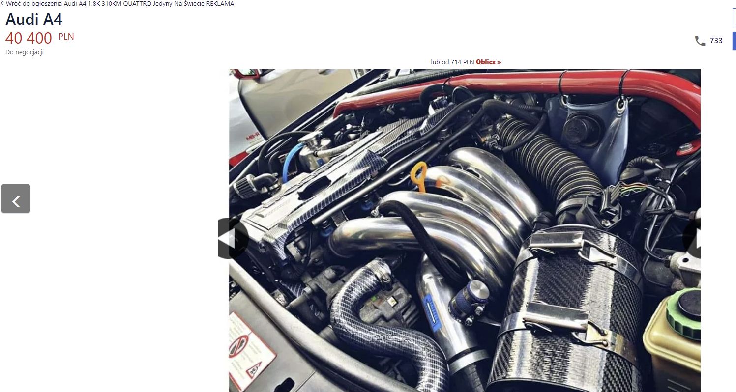 audi a4 b5 po tuningu 