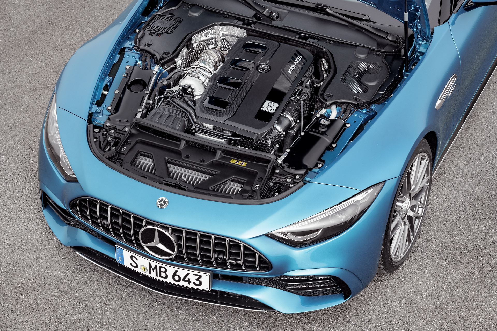 Pół silnika i elektryczne turbo. Oto Mercedes AMG SL 43