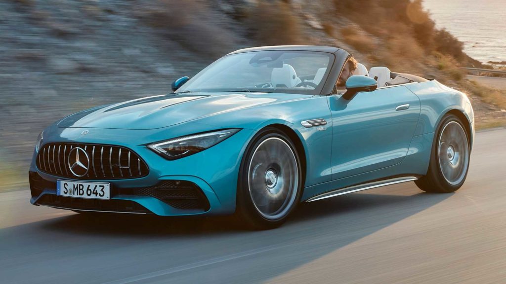 ramka szyby mercedes sl