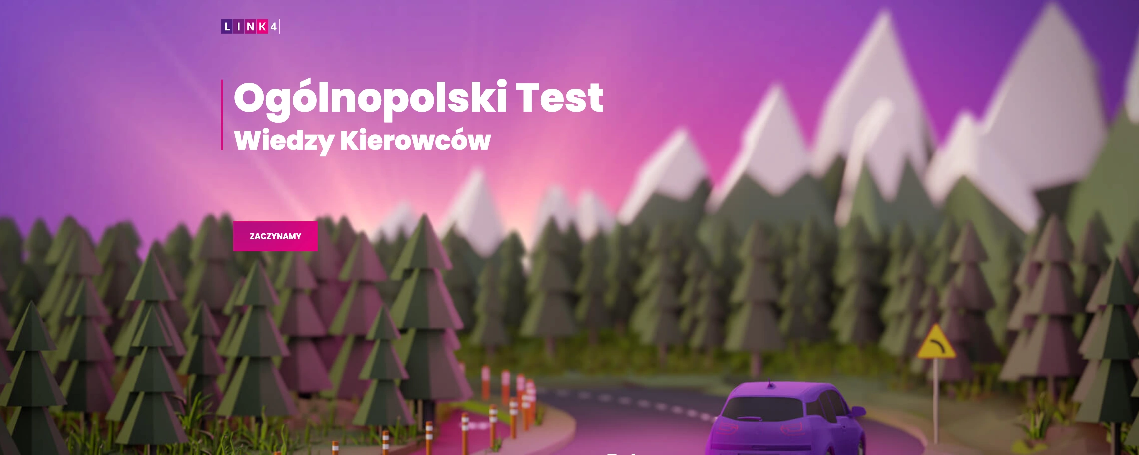Rozwiąż test kierowcy i zdobądź zniżkę na OC i AC w LINK4