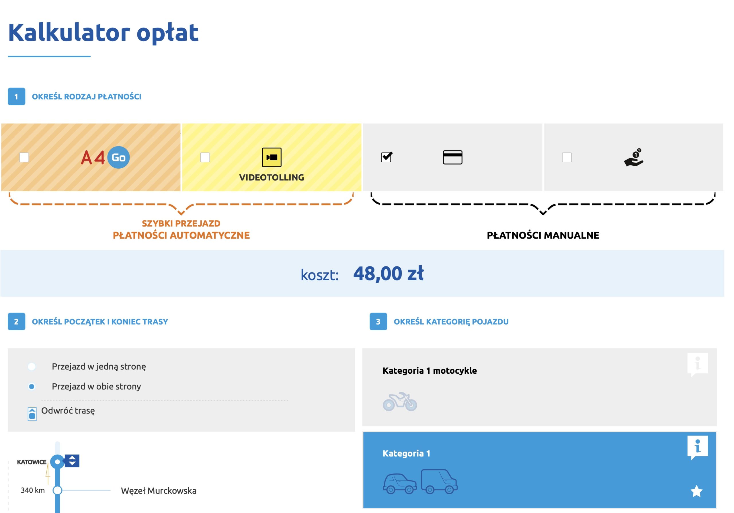 autostrada a4 opłaty 
