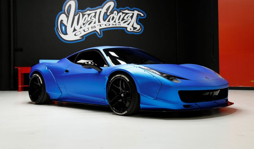 justin bieber ferrari